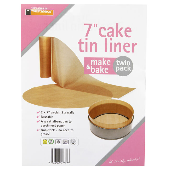 Toastabags Make & Bake Cake Tin Liner 7"